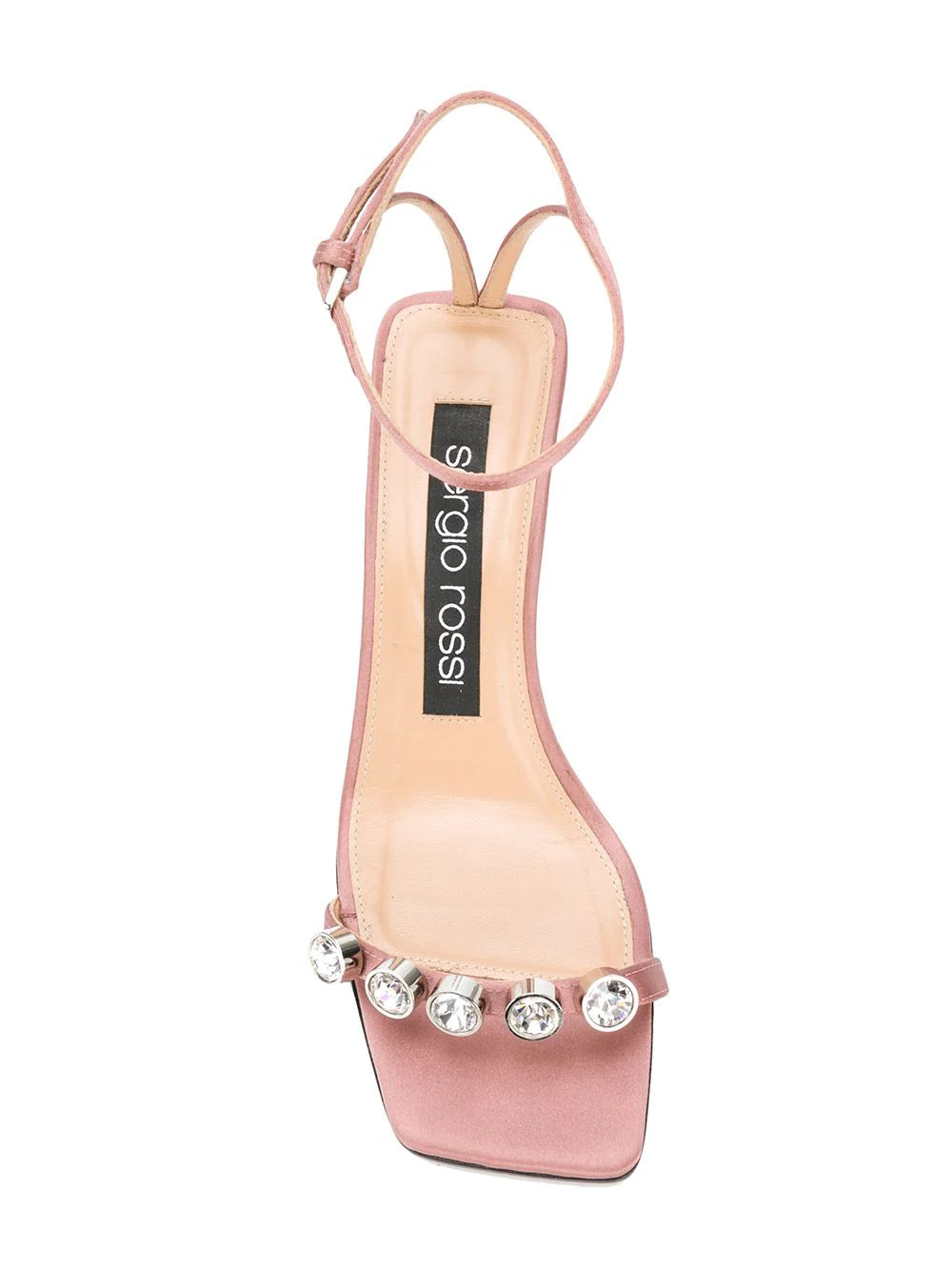 SERGIO ROSSI SR1 Satin Sandals