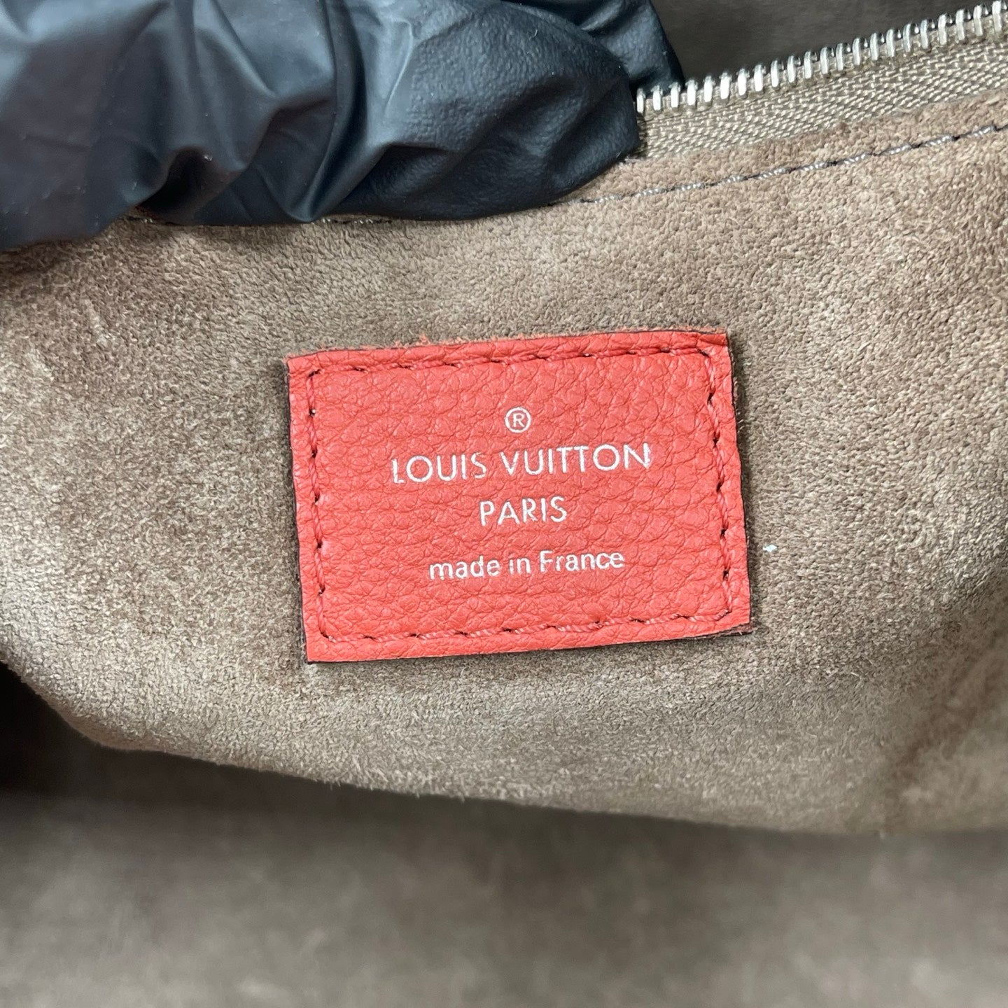 Louis Vuitton Parnassea Lockit PM in Burnt Orange with Python Trim