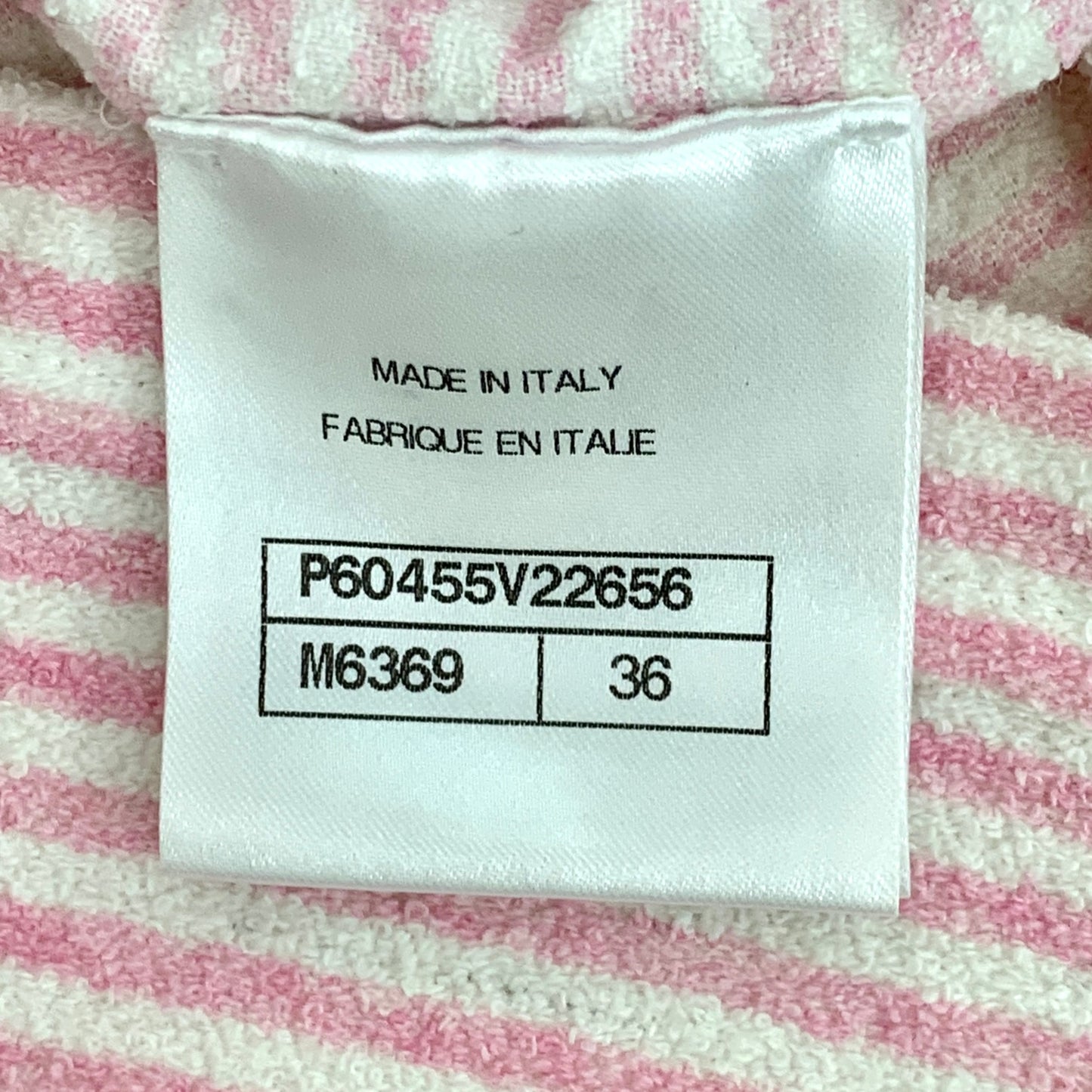 Chanel Cruise 2019 “La Pausa” Graphic Terrycloth T-Shirt