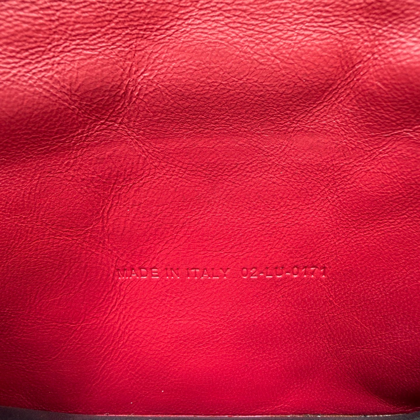 Dior Miss Dior Promenade Pouch Cannage Red Lambskin