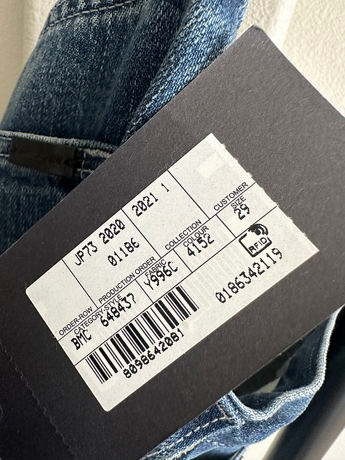 SAINT LAURENT Mid-Rise Straight Jeans