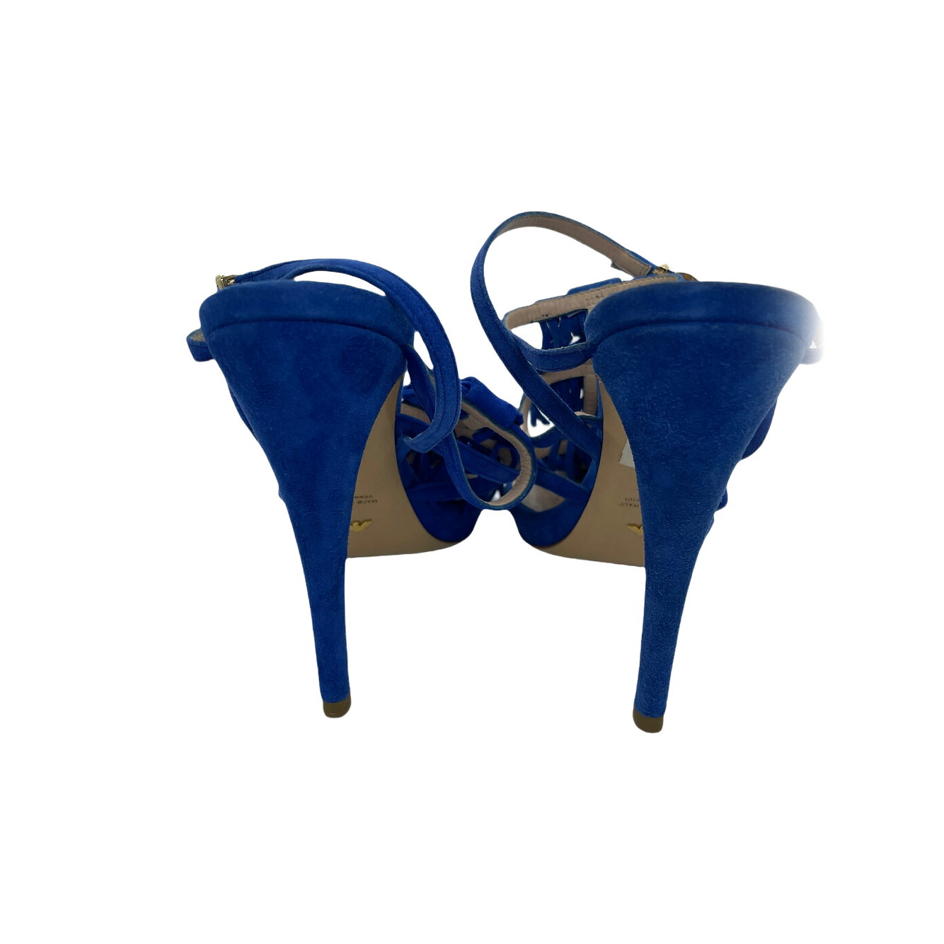EMPORIO ARMANI BLUE TASSEL HEELS