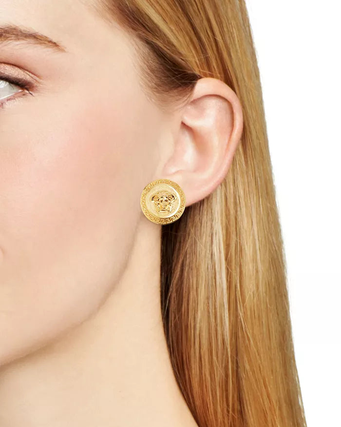 Versace Tribute Medusa Stud Earrings