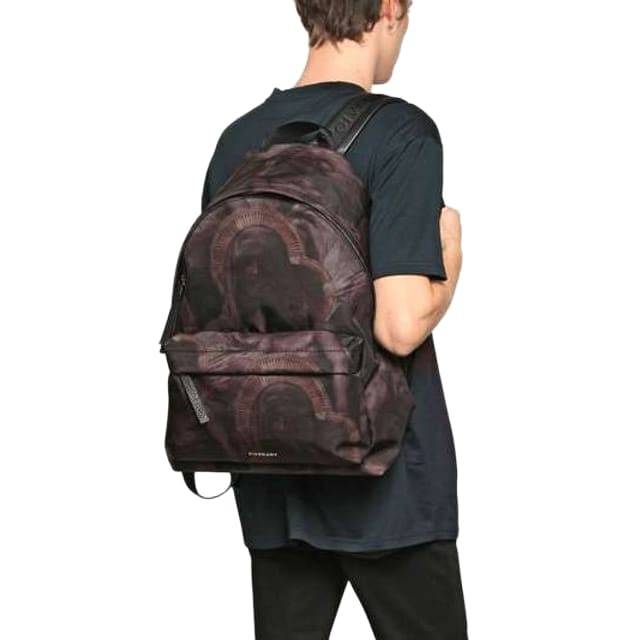 Givenchy Madonna Nylon & Leather Backpack In Black