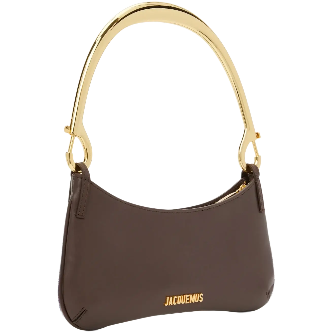 JACQUEMUS Brown Le Raphia 'Le Bisou Mousqueton' Bag