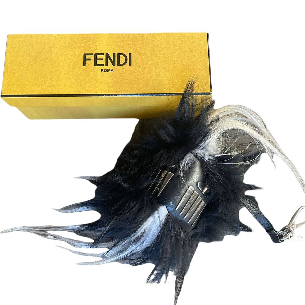 FENDI Black Monster Bag/Key Charm
