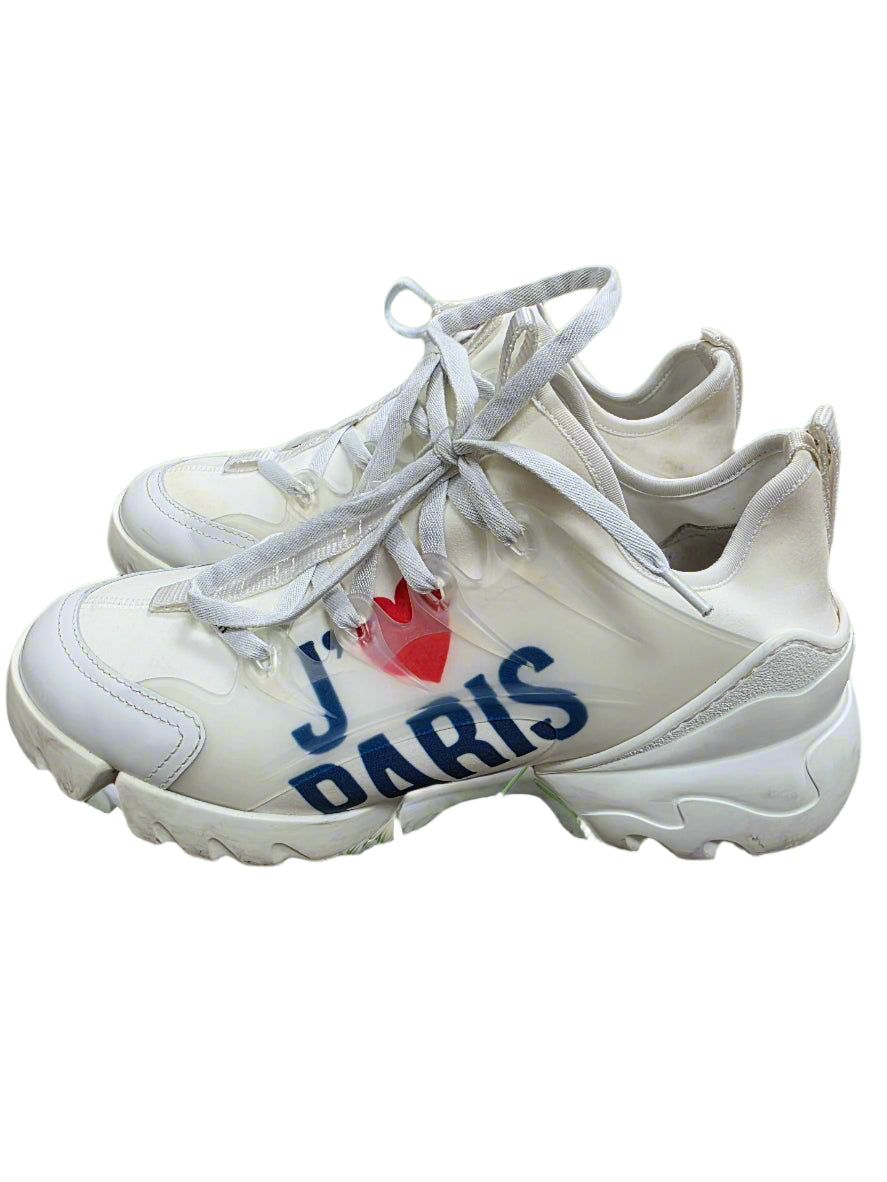 Christian Dior D-Connect "I Love Paris" Chunky Womens Sneakers