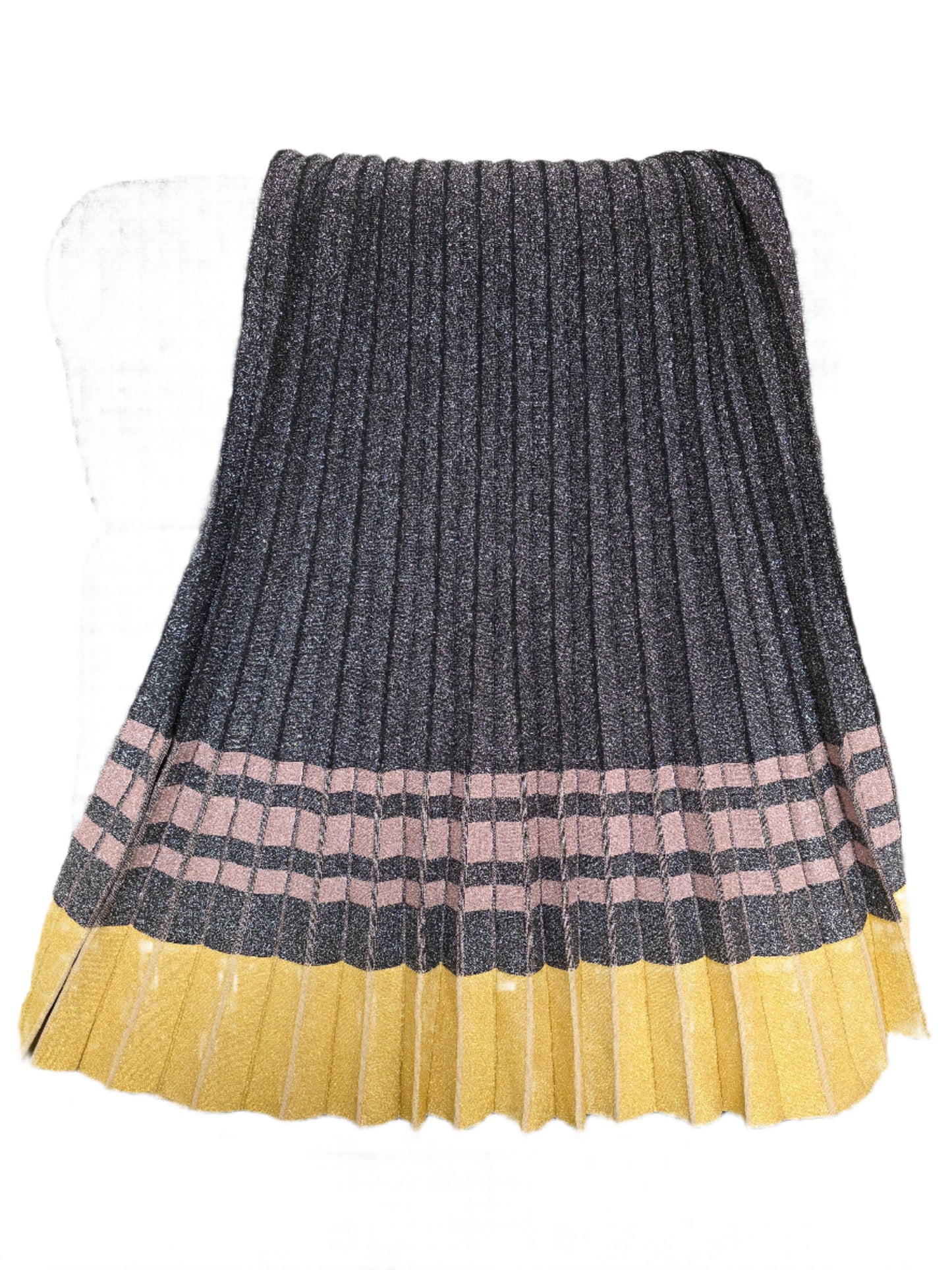 Derek Lam 10 Crosby Pleated Lurex Knit Dress