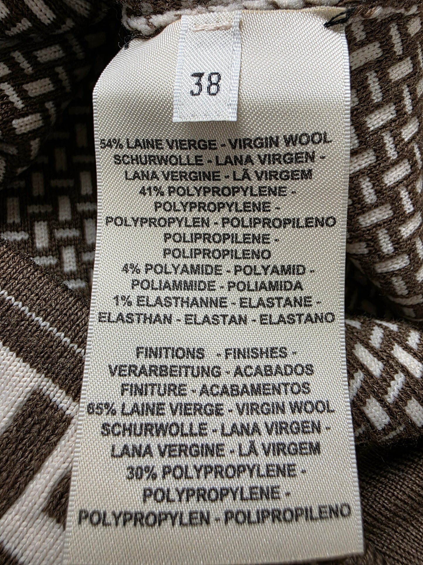 Hermès Mosaique Sleeveless Cropped Sweater