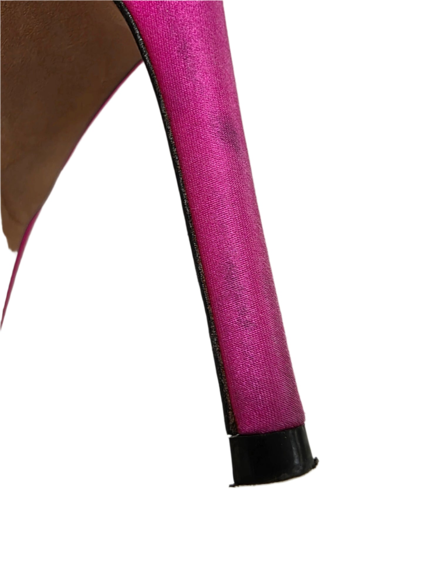 SERGIO ROSSI Sr Icona Bow-embellished Satin Pumps In Bright Pink