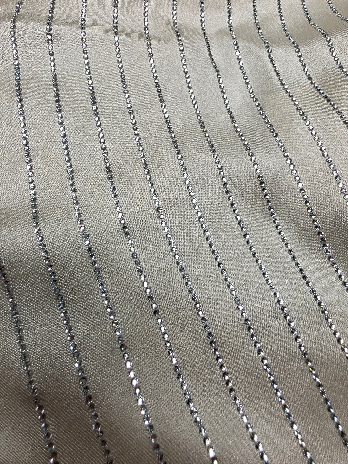 Alexander Wang Off-White Crystal Pinstripe Shirt