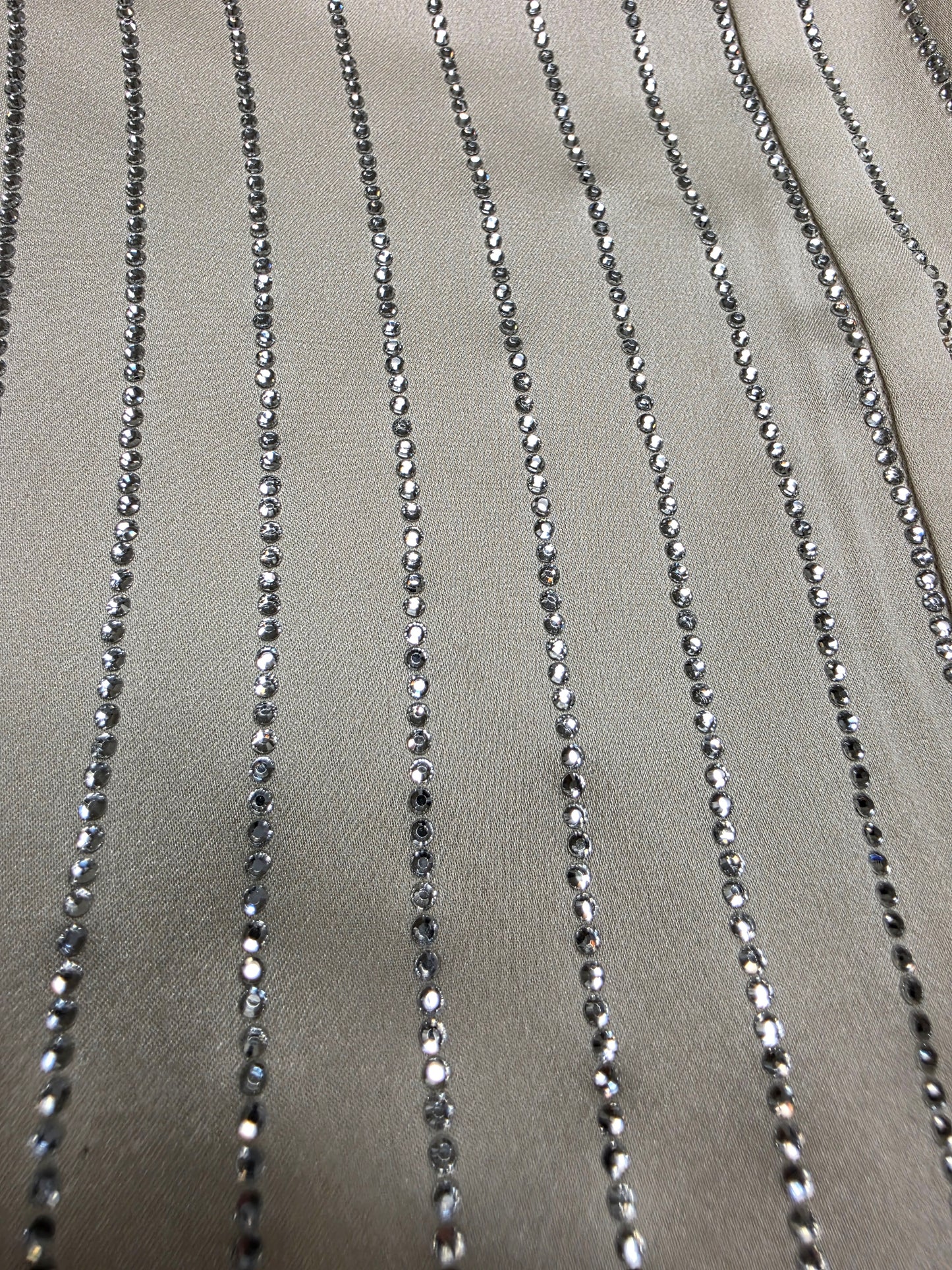 Alexander Wang Off-White Crystal Pinstripe Shirt
