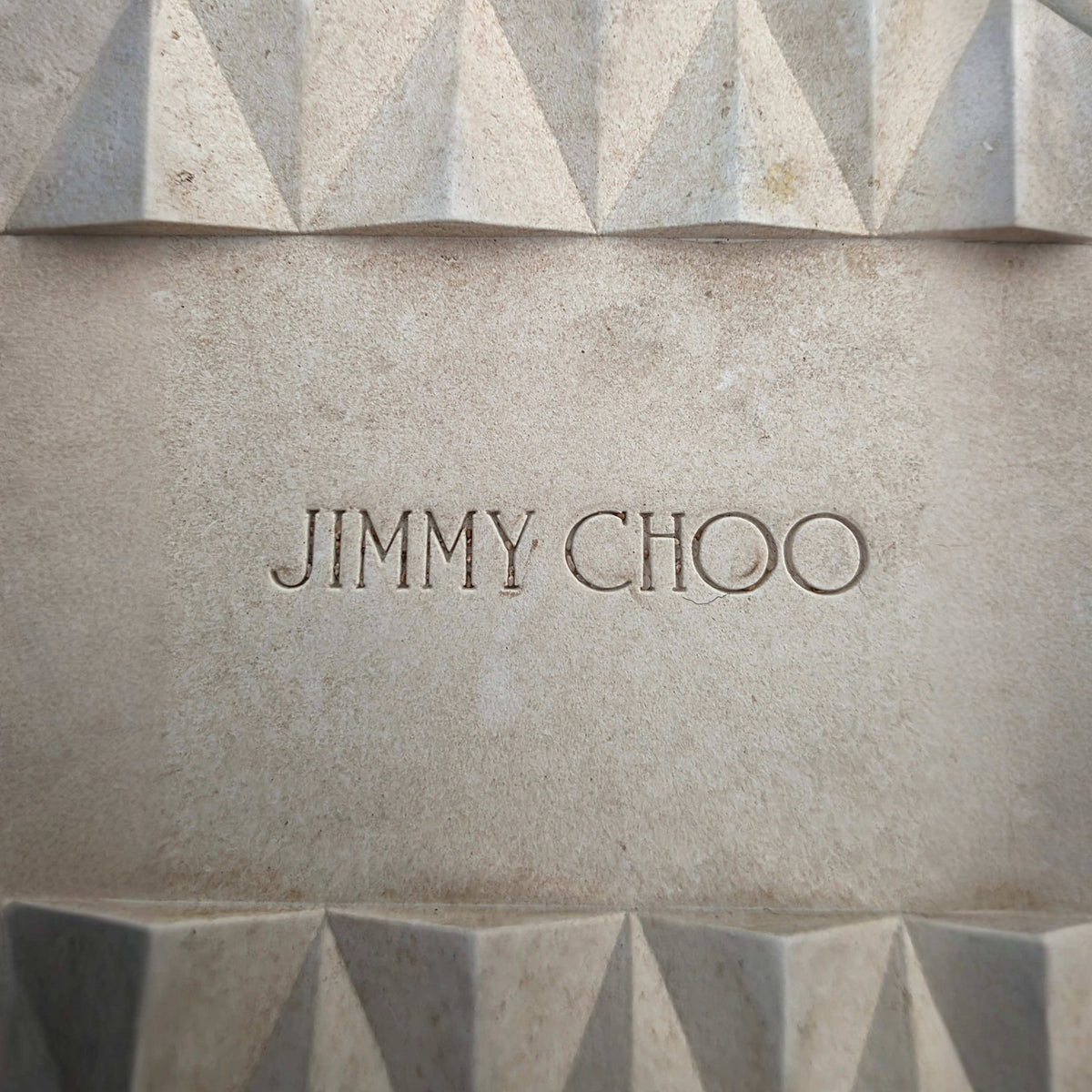 Jimmy Choo Grace Embellished Rubber Platform Flip Flops In Bianco