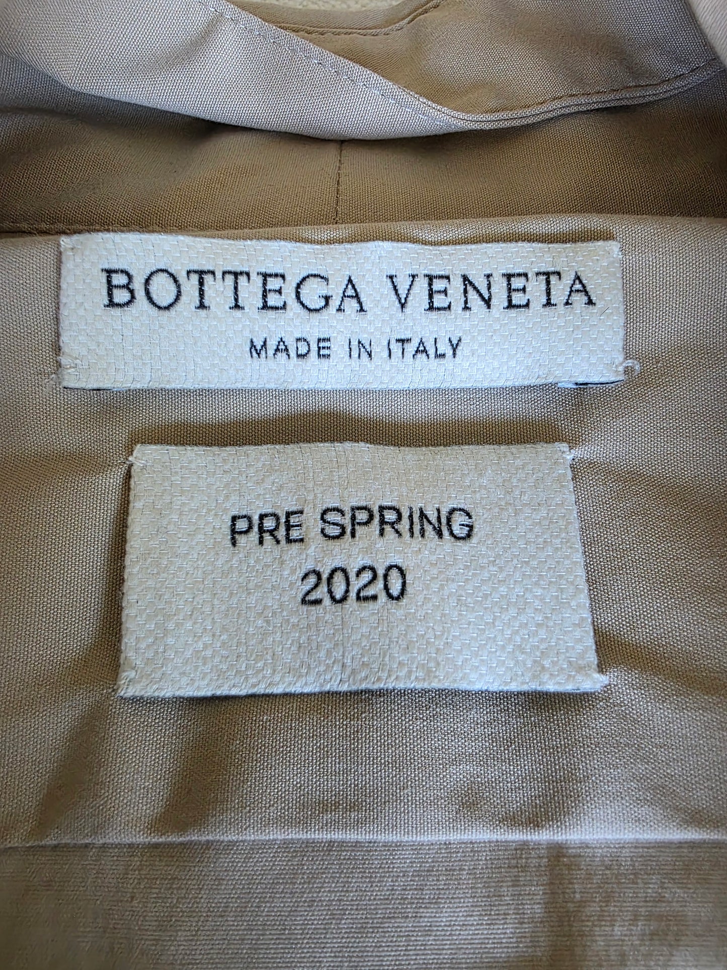 Bottega Veneta Safari Pre-Spring 2020 Beige Shirt