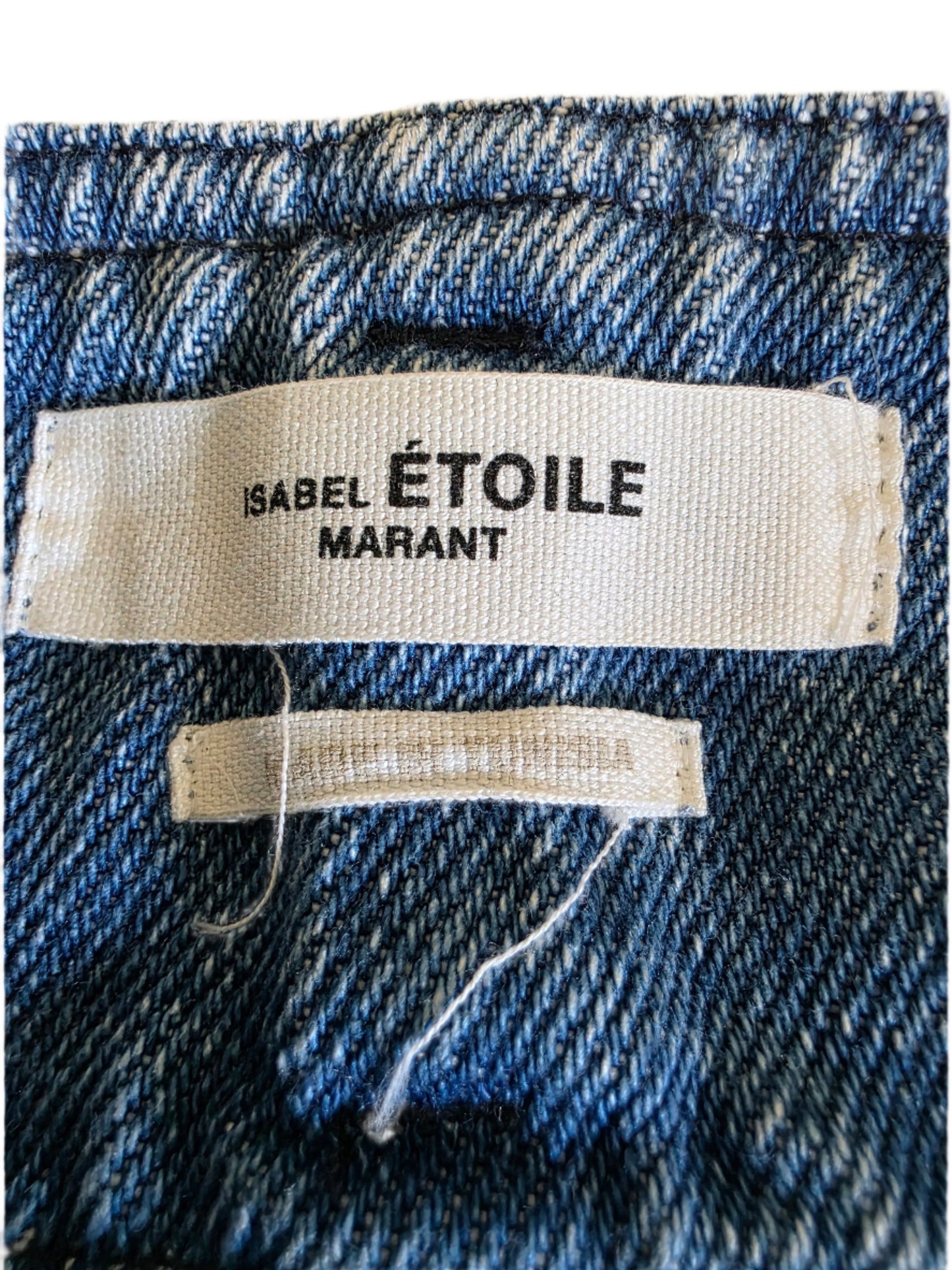 Isabel Marant Etoile Tikeda Light Blue Fluid Denim Mini Skirt