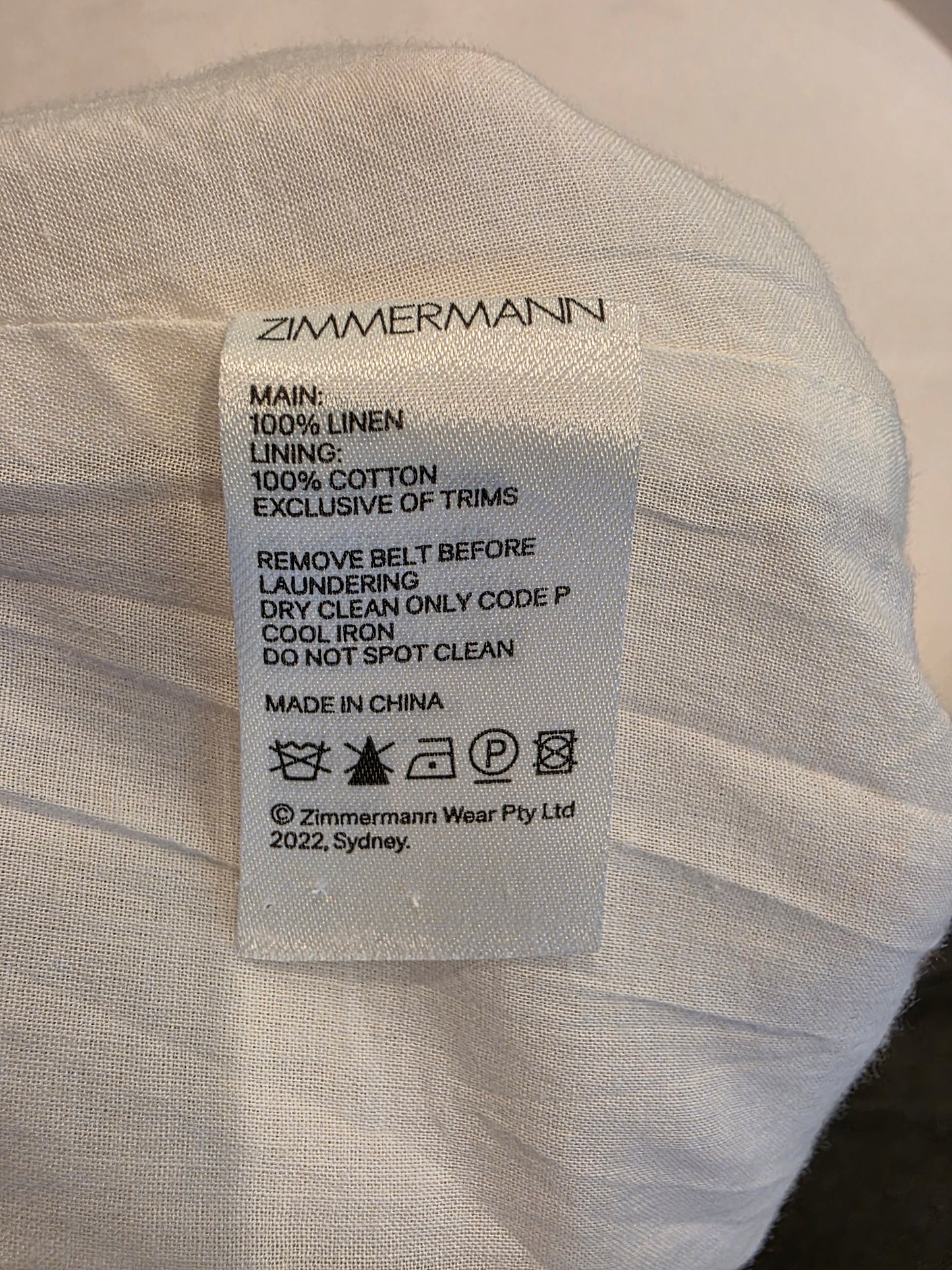 Zimmermann Halliday High-Rise Linen Shorts