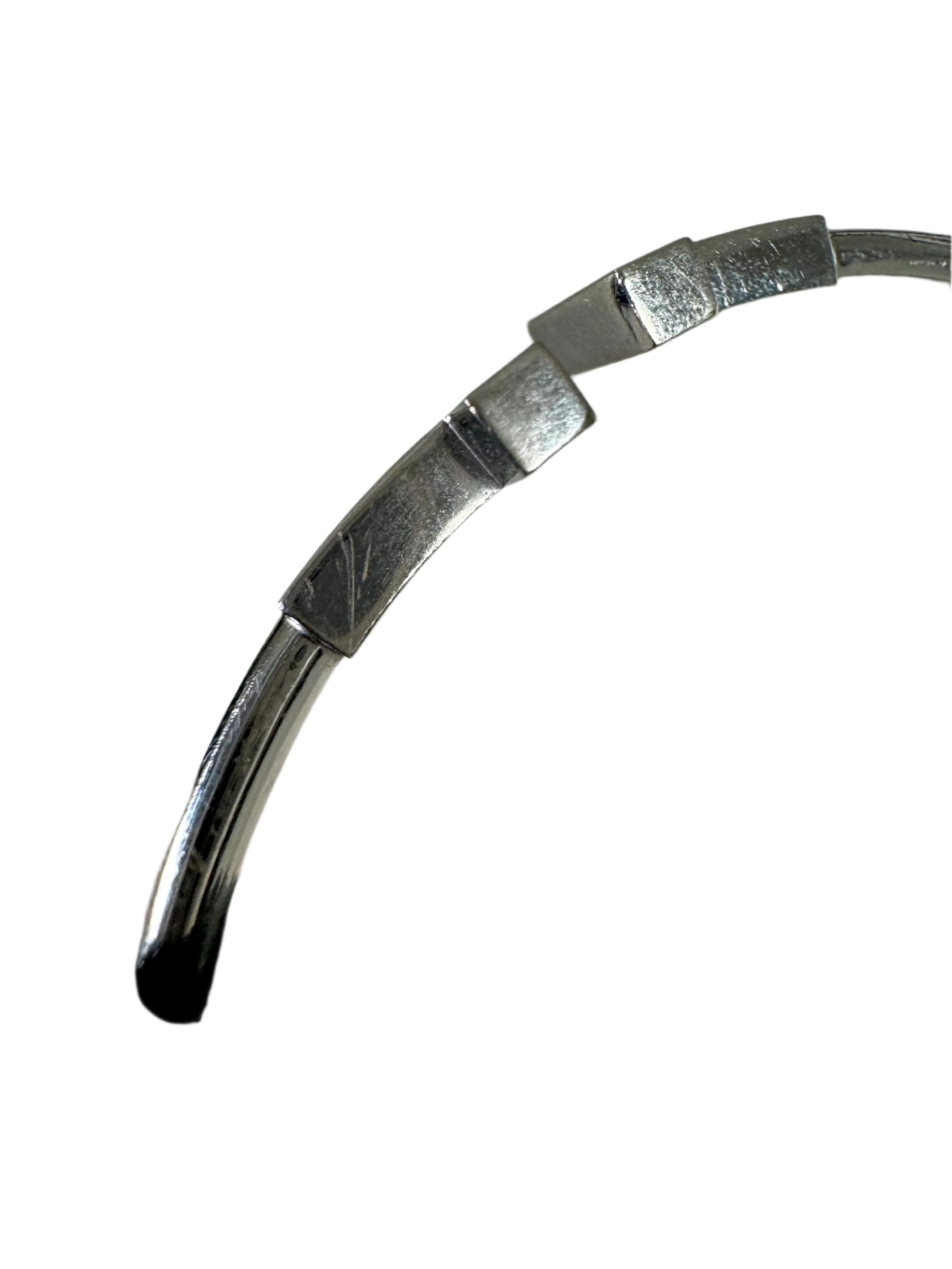 TIFFANY & CO. White Gold Turquoise T Wire Bracelet