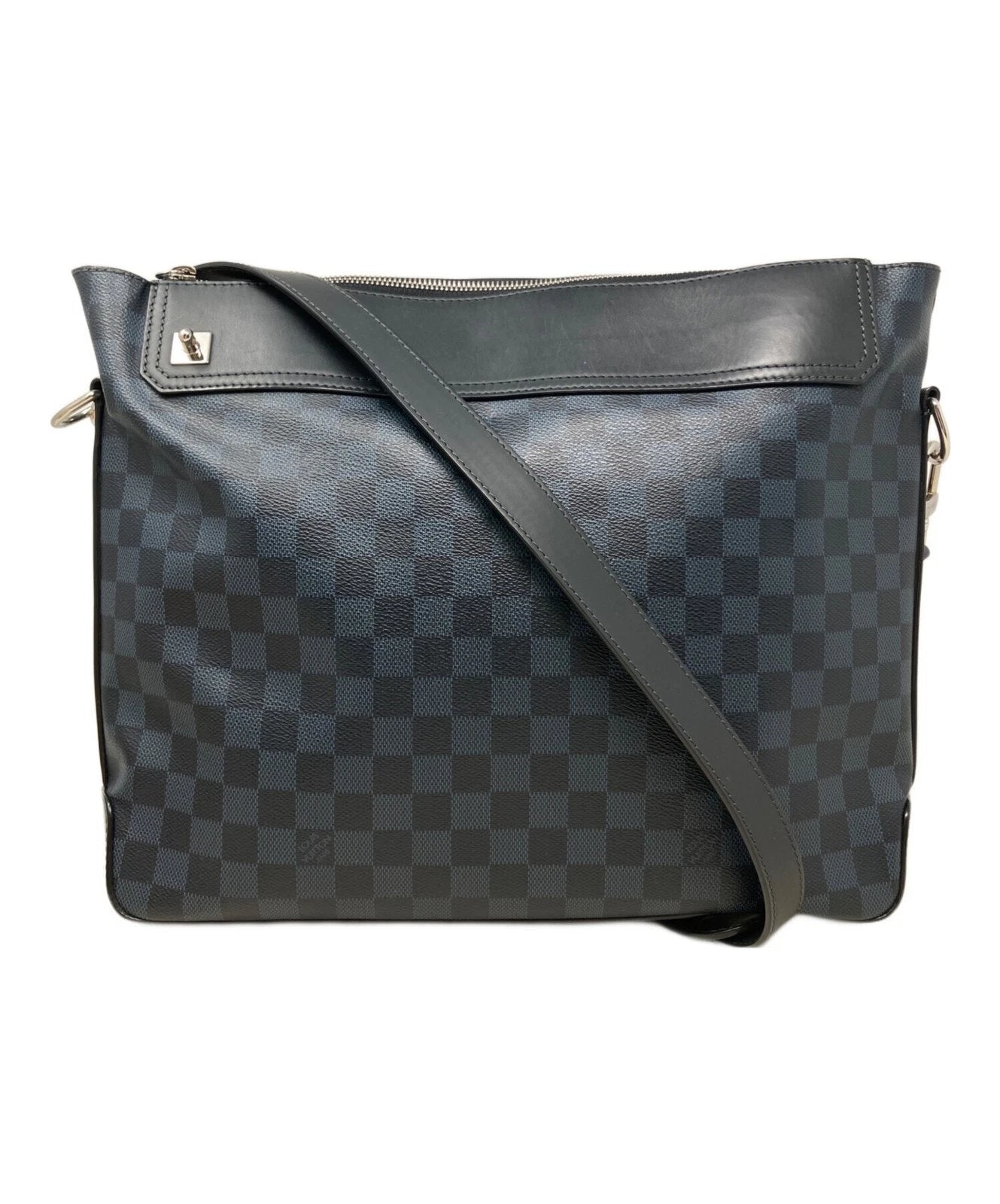 Louis Vuitton Damier Cobalt Canvas Greenwich Messenger Bag Blue Shw