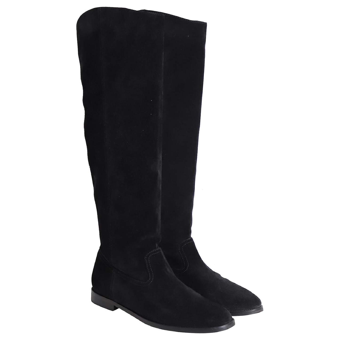 Jimmy Choo Flat Bree Boots in Black Suede
