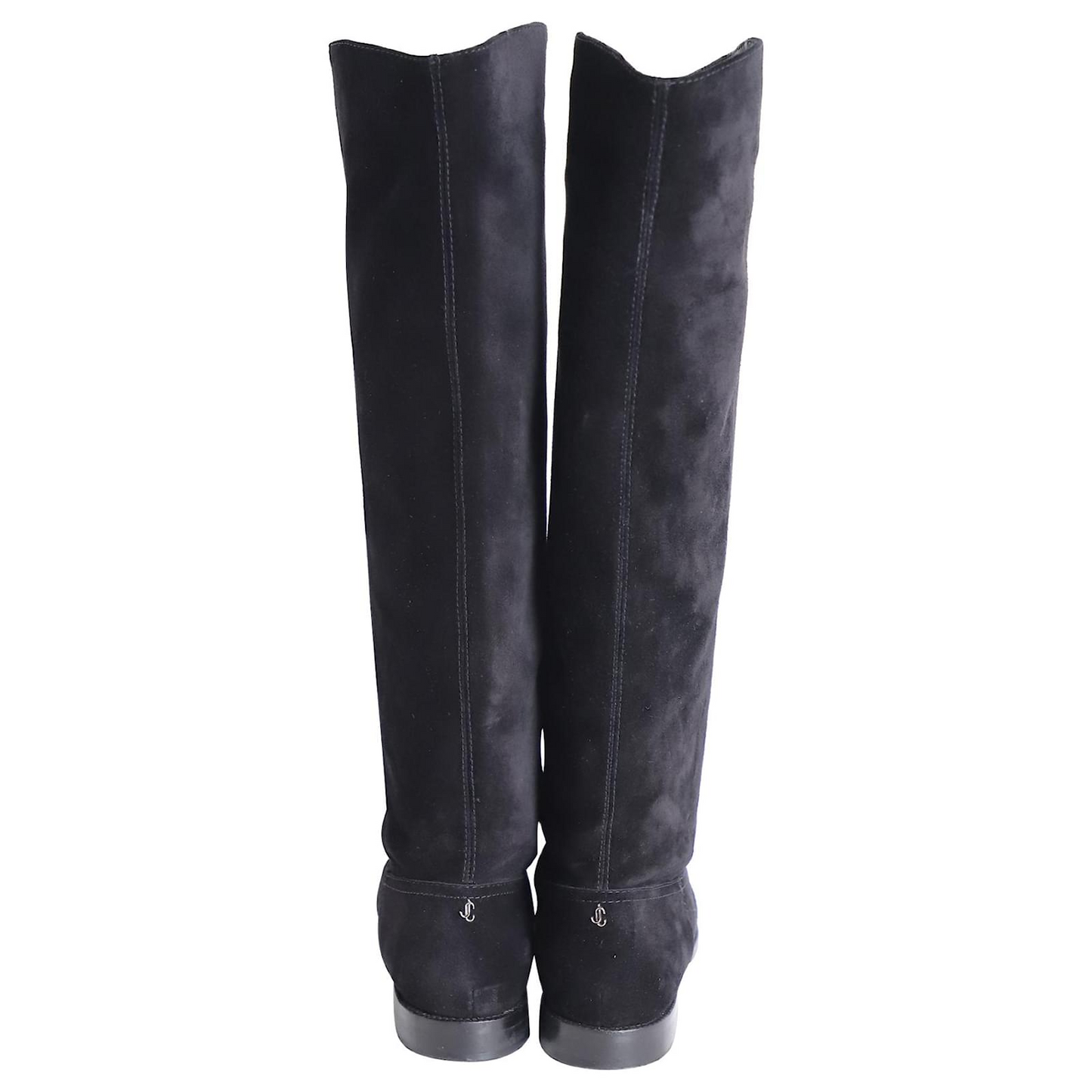 Jimmy Choo Flat Bree Boots in Black Suede