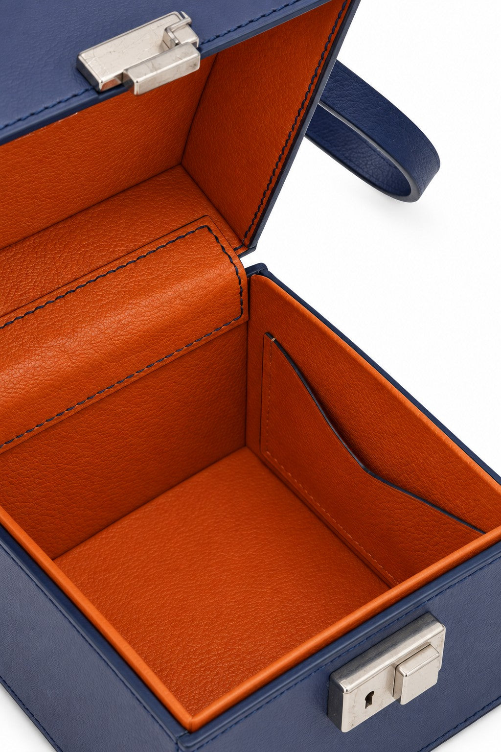 Moynat Structured Trunk Bag Navy (Model To Confirm)