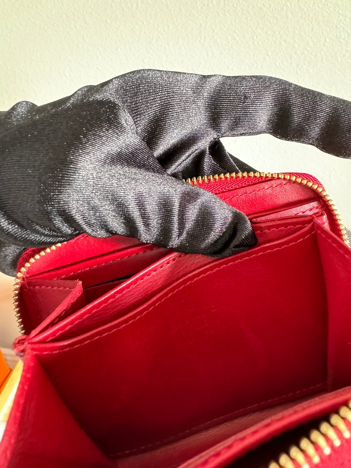 LOUIS VUITTON Monogram Vernis Zippy Zip Around Wallet Coin Purse