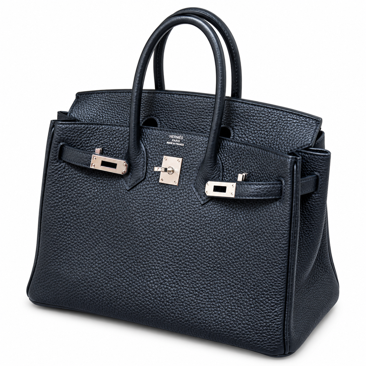 Hermès Birkin 25 Noir Togo Leather PHW
