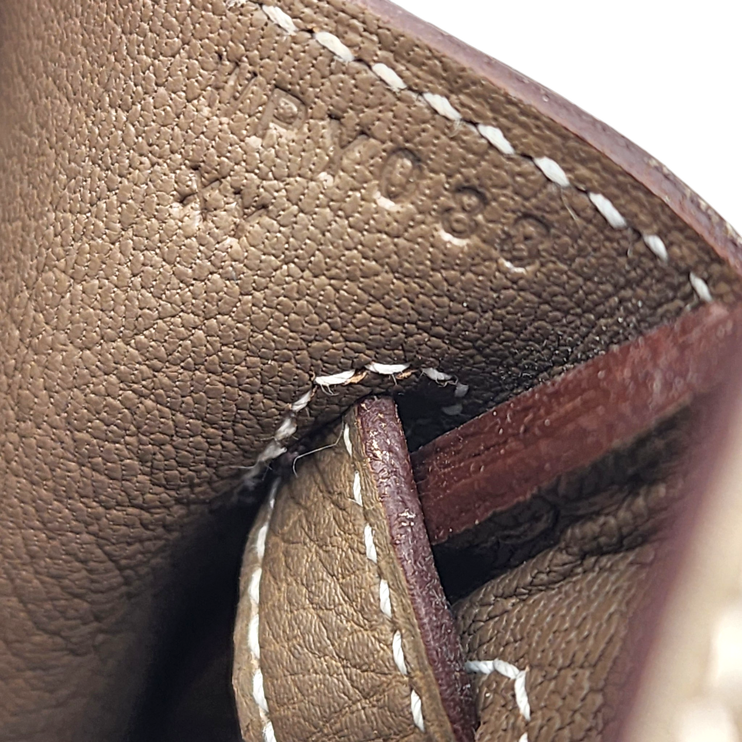 Hermès Togo Birkin 25 Retourne in Etoupe GHW