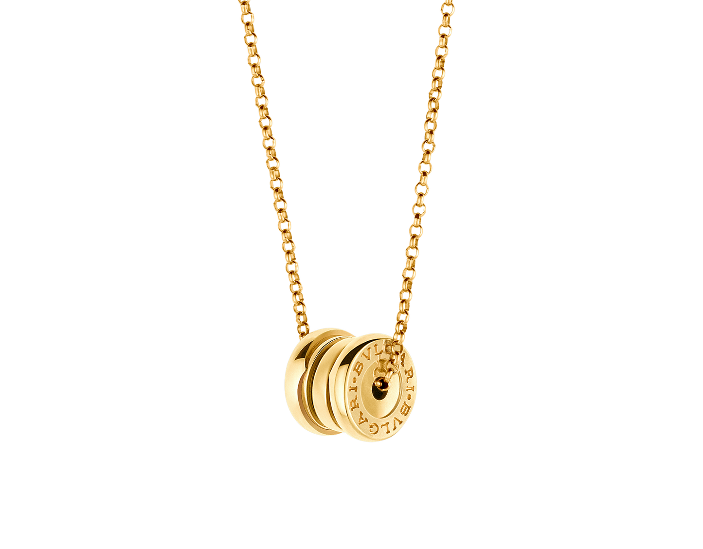 Bulgari B.Zero1 18Kt Yellow Gold Pendant Necklace