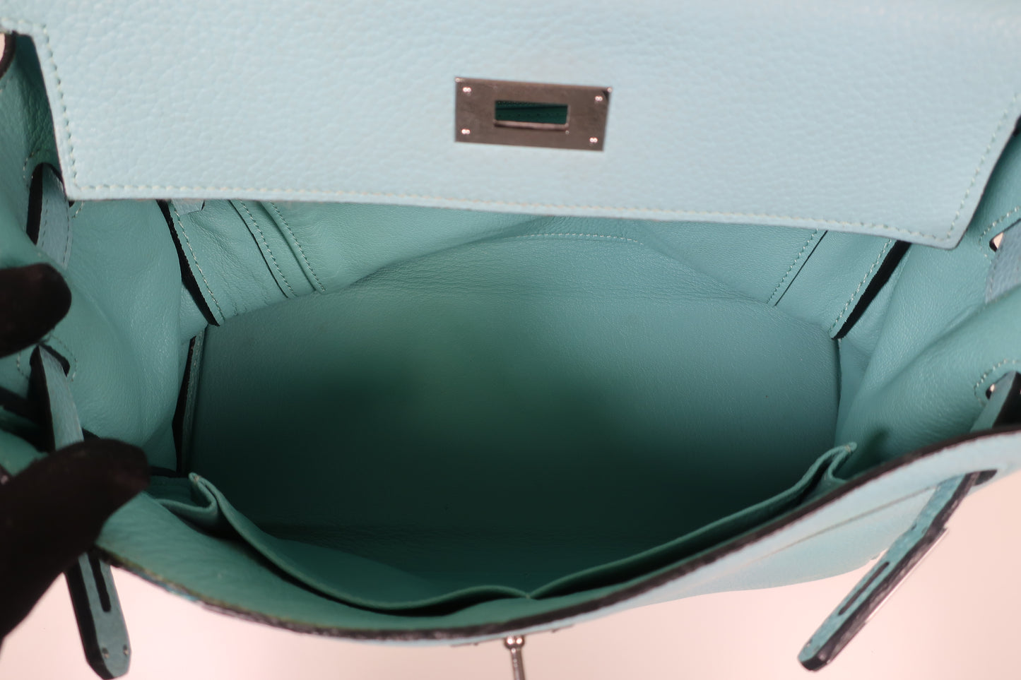 Hermes Taurillon Clemence Leather Kelly Retourne 32