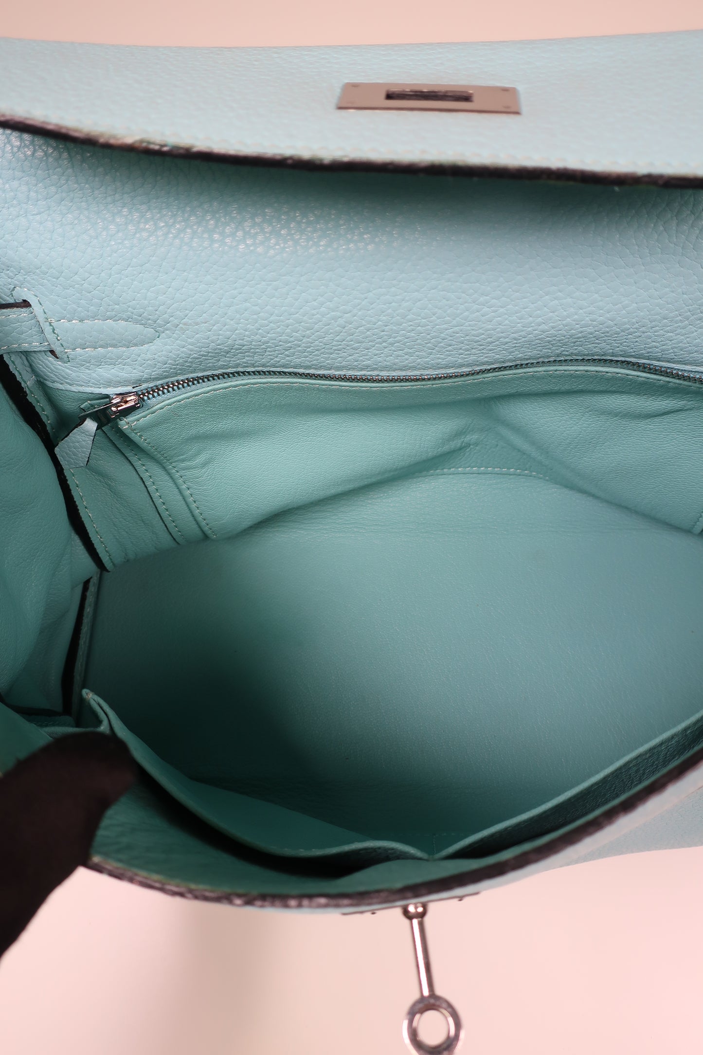 Hermes Taurillon Clemence Leather Kelly Retourne 32