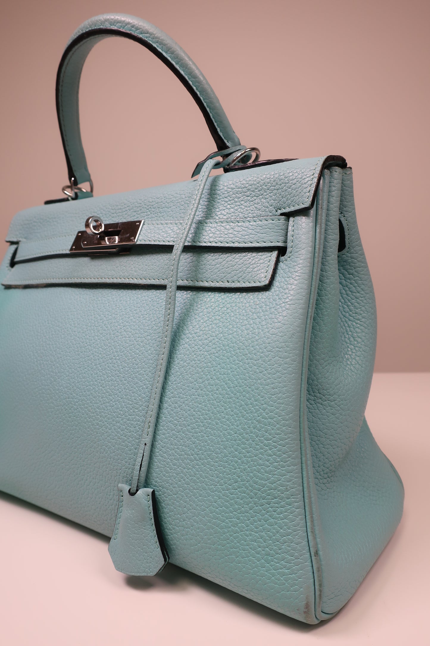 Hermes Taurillon Clemence Leather Kelly Retourne 32