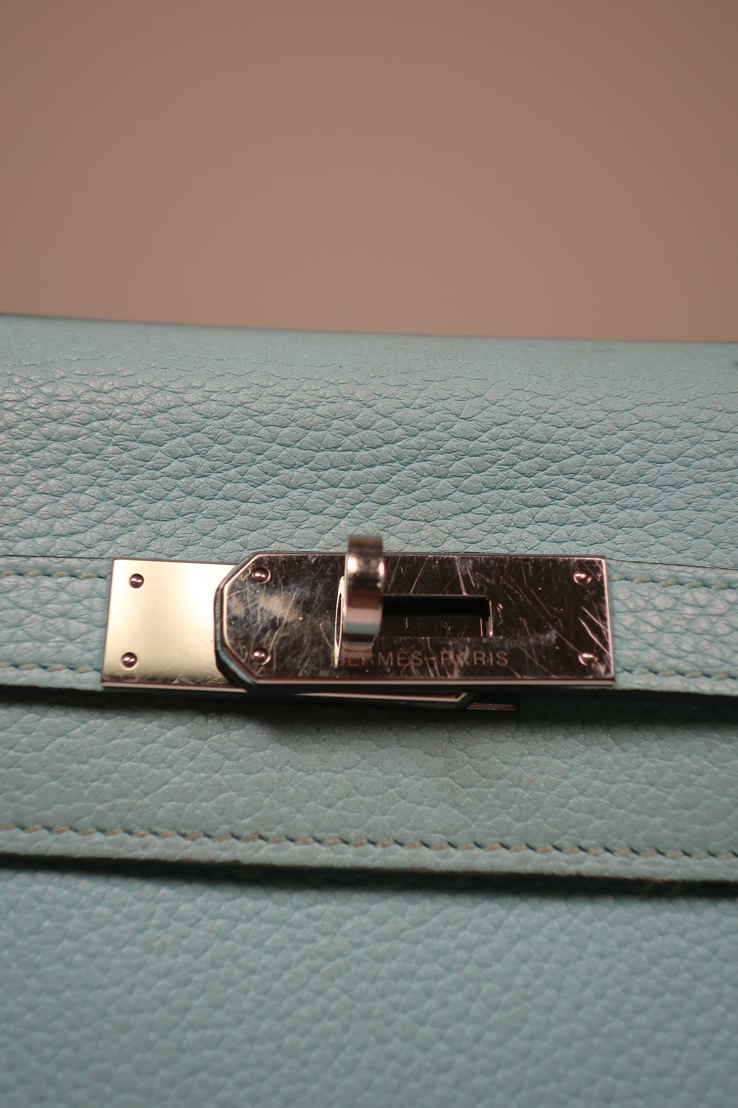 Hermes Taurillon Clemence Leather Kelly Retourne 32