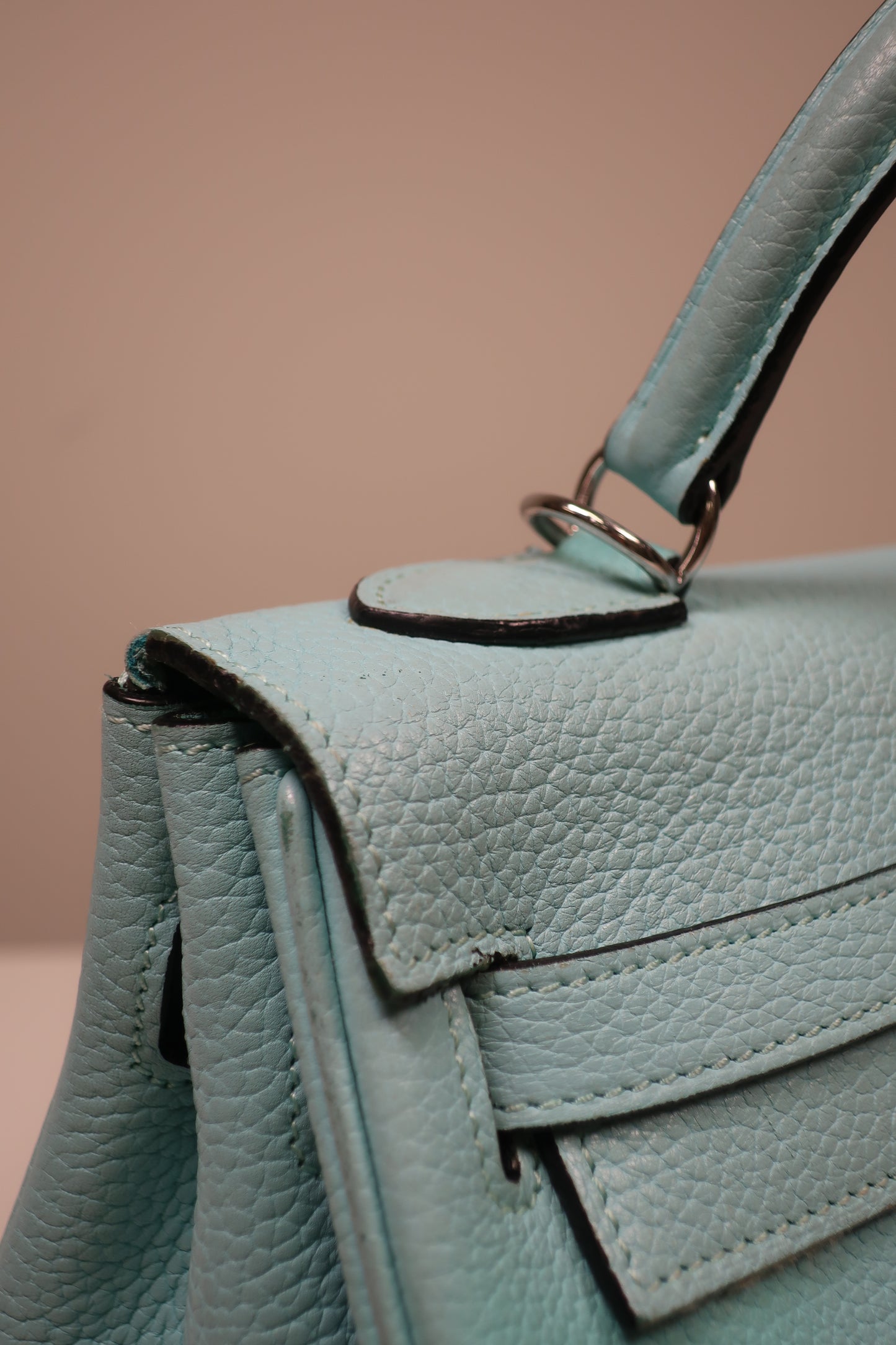 Hermes Taurillon Clemence Leather Kelly Retourne 32