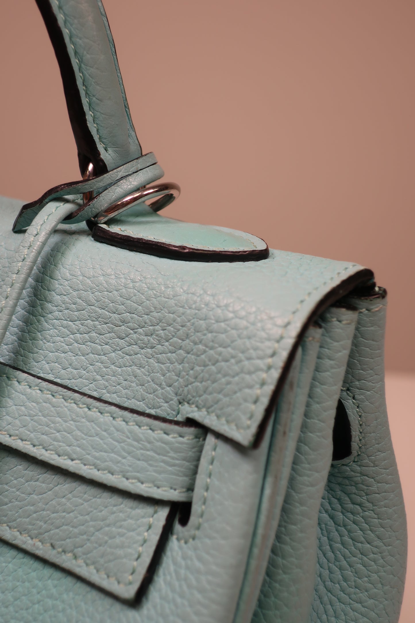 Hermes Taurillon Clemence Leather Kelly Retourne 32
