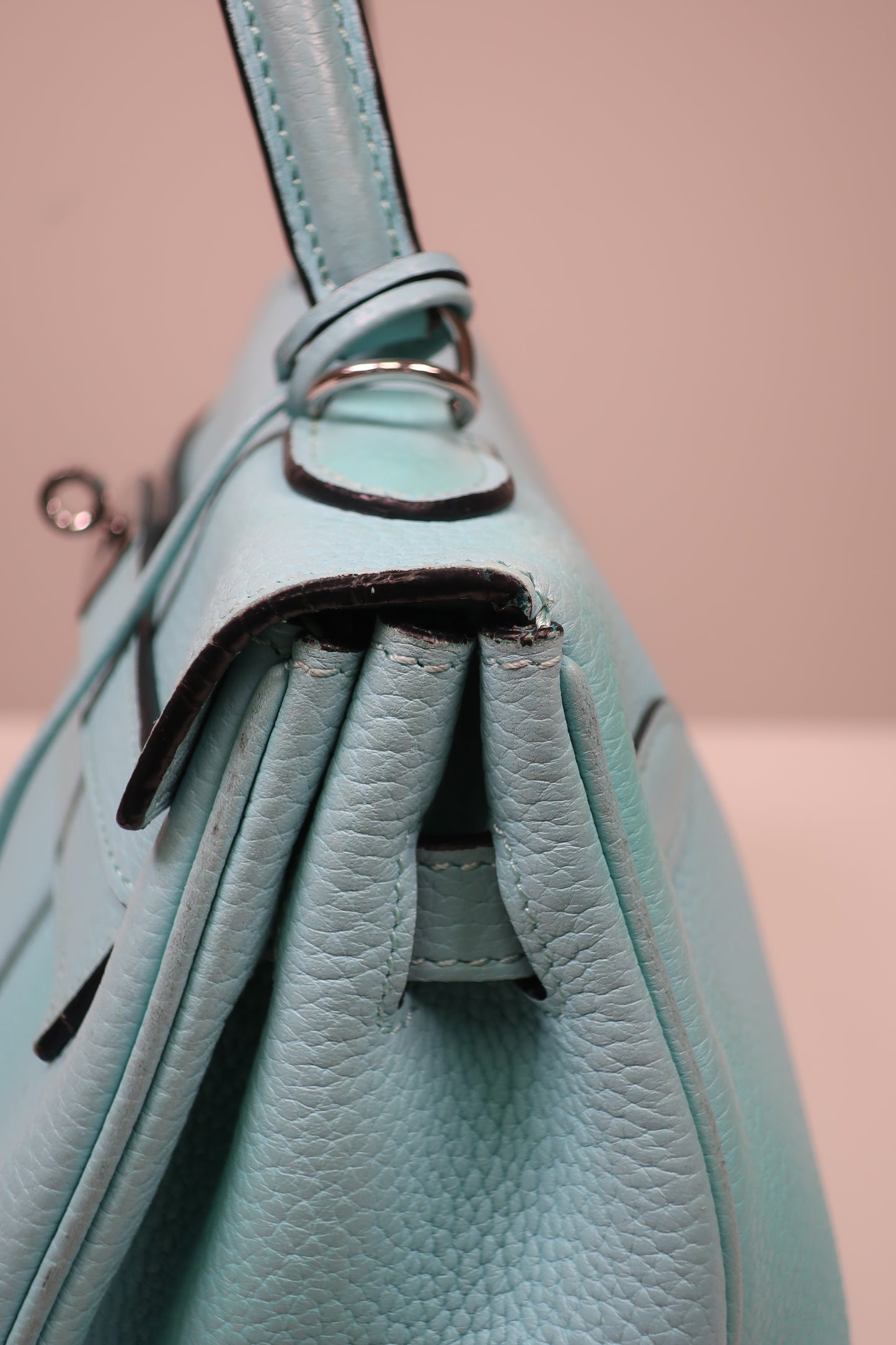 Hermes Taurillon Clemence Leather Kelly Retourne 32