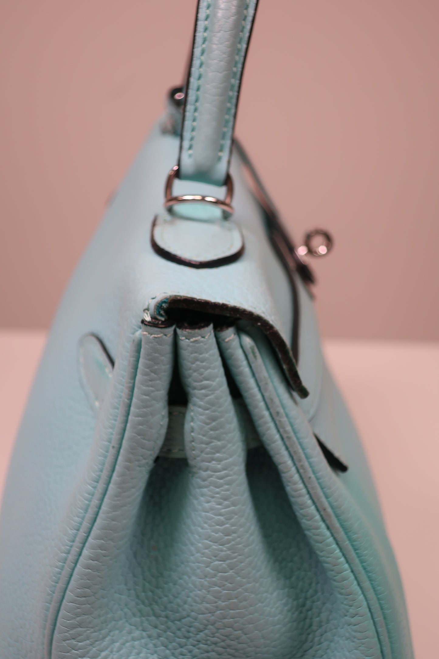 Hermes Taurillon Clemence Leather Kelly Retourne 32