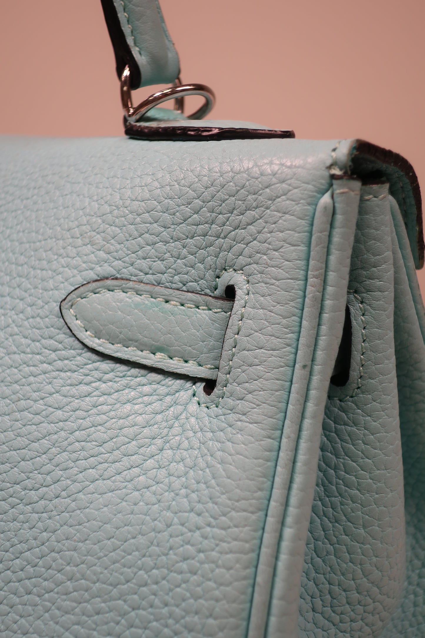 Hermes Taurillon Clemence Leather Kelly Retourne 32