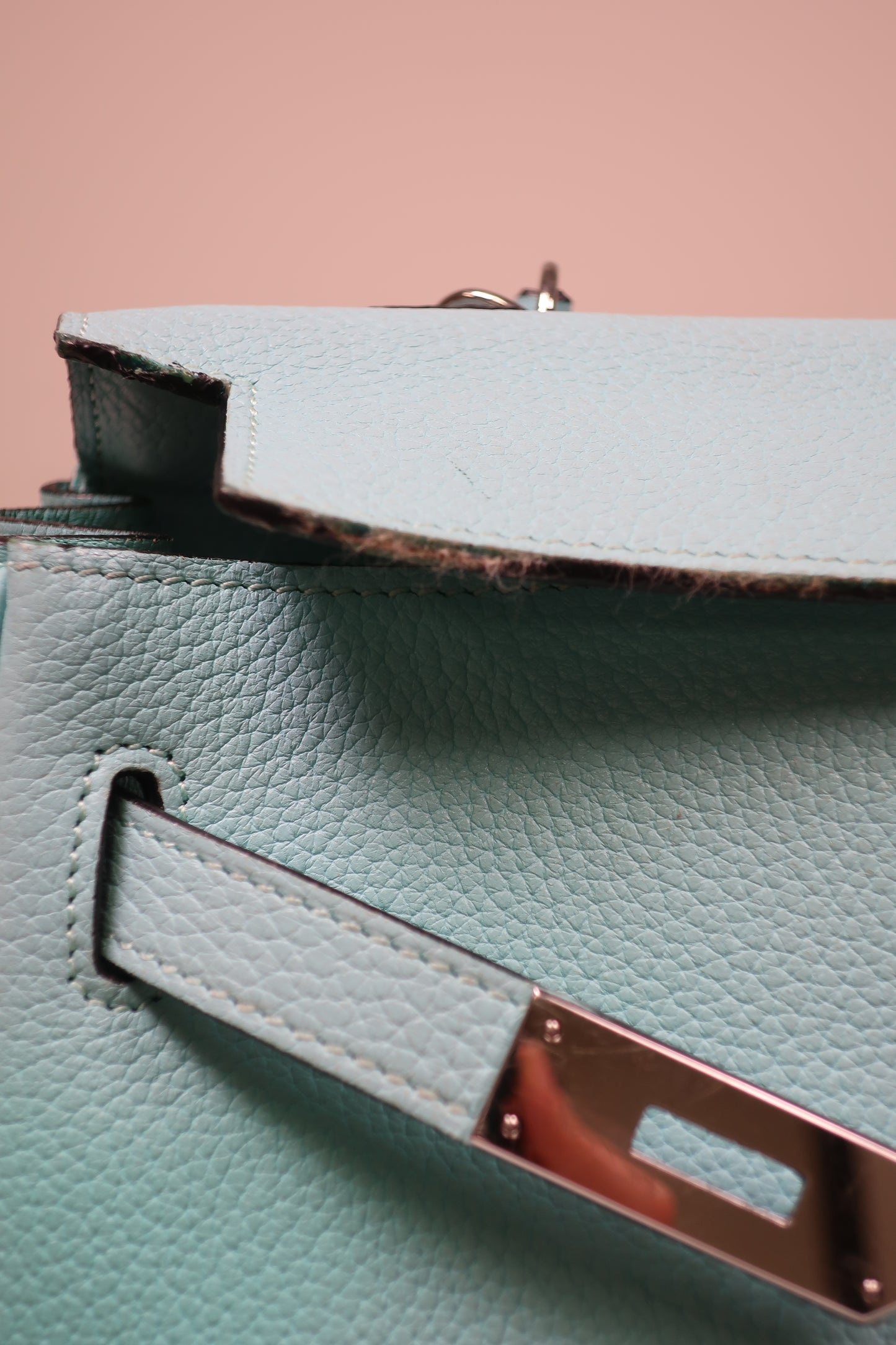 Hermes Taurillon Clemence Leather Kelly Retourne 32