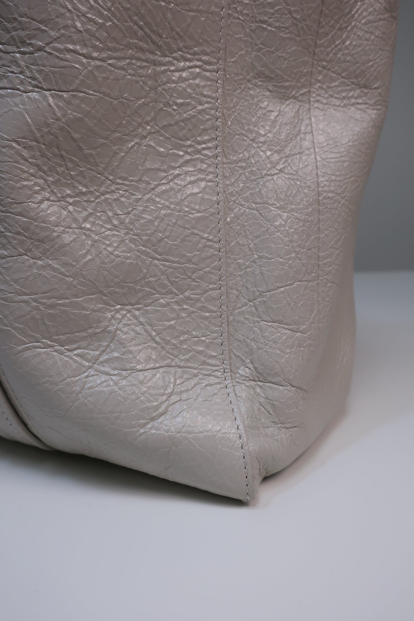 Balenciaga Barbes Medium East-West Leather Tote
