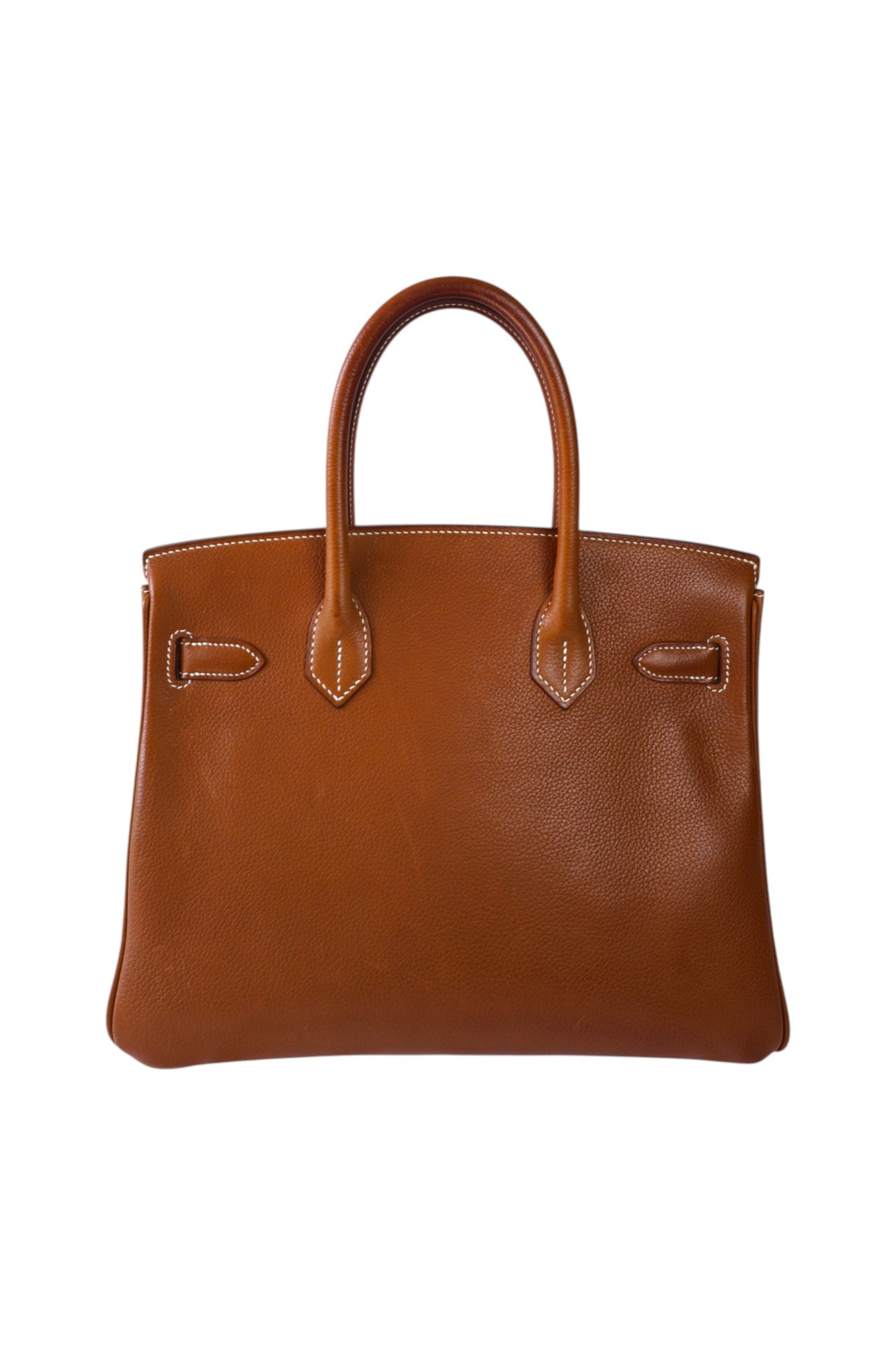 Hermès Birkin 30 Fauve Barenia Faubourg with Gold Hardware Stamp C 2018