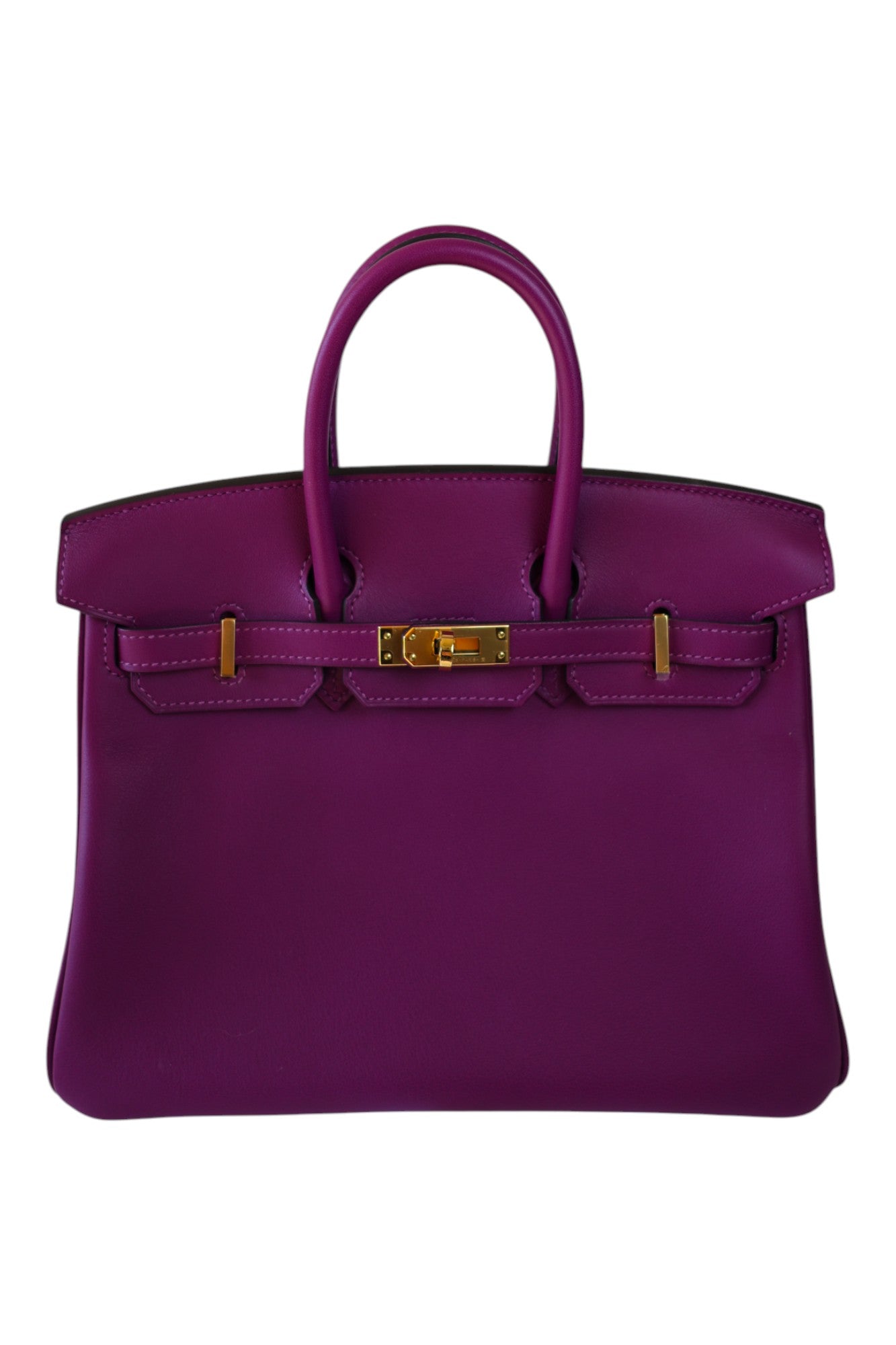 Hermès Birkin 25 Anemone Swift with Gold Hardware Stamp Y 2020