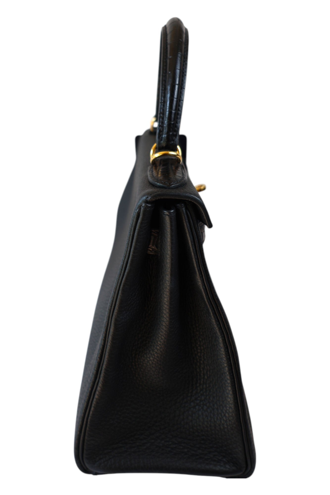 Hermès Kelly 28 Touch Noir with Gold Hardware Stamp Z 2021