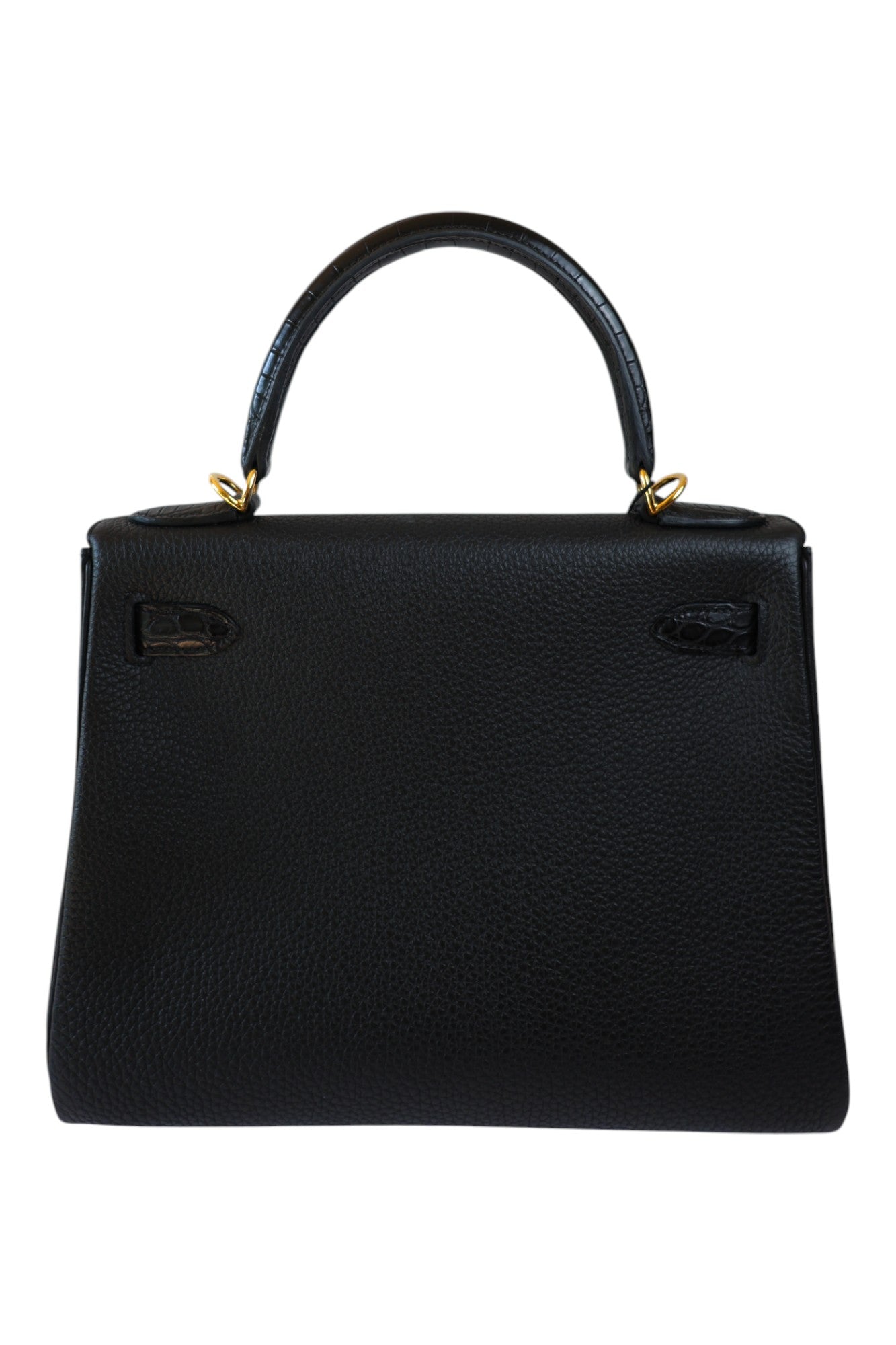 Hermès Kelly 28 Touch Noir with Gold Hardware Stamp Z 2021