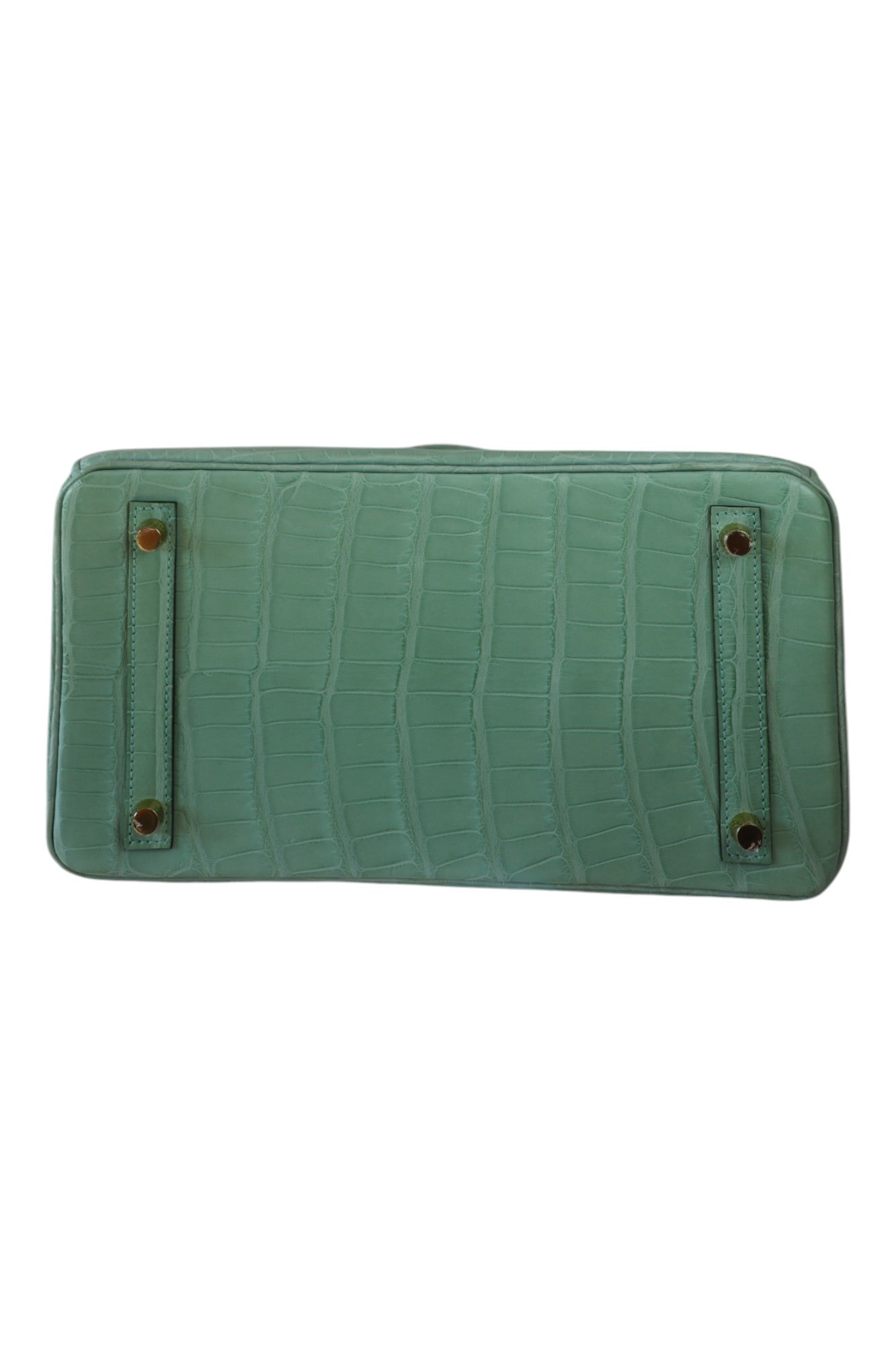 Hermès Birkin 30 Vert D’Eau with Gold Hardware Stamp B 2023