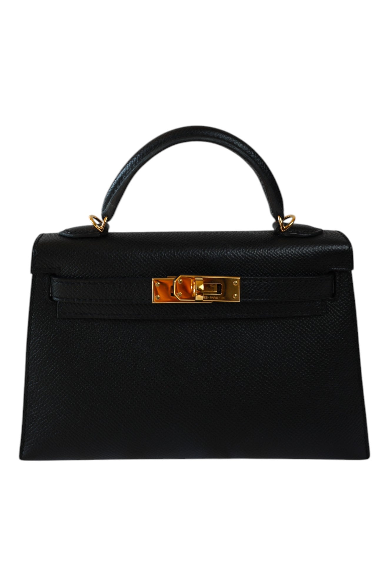 Noir Mini Kelly II 20 Gold Hardware, 2025 Stamp K