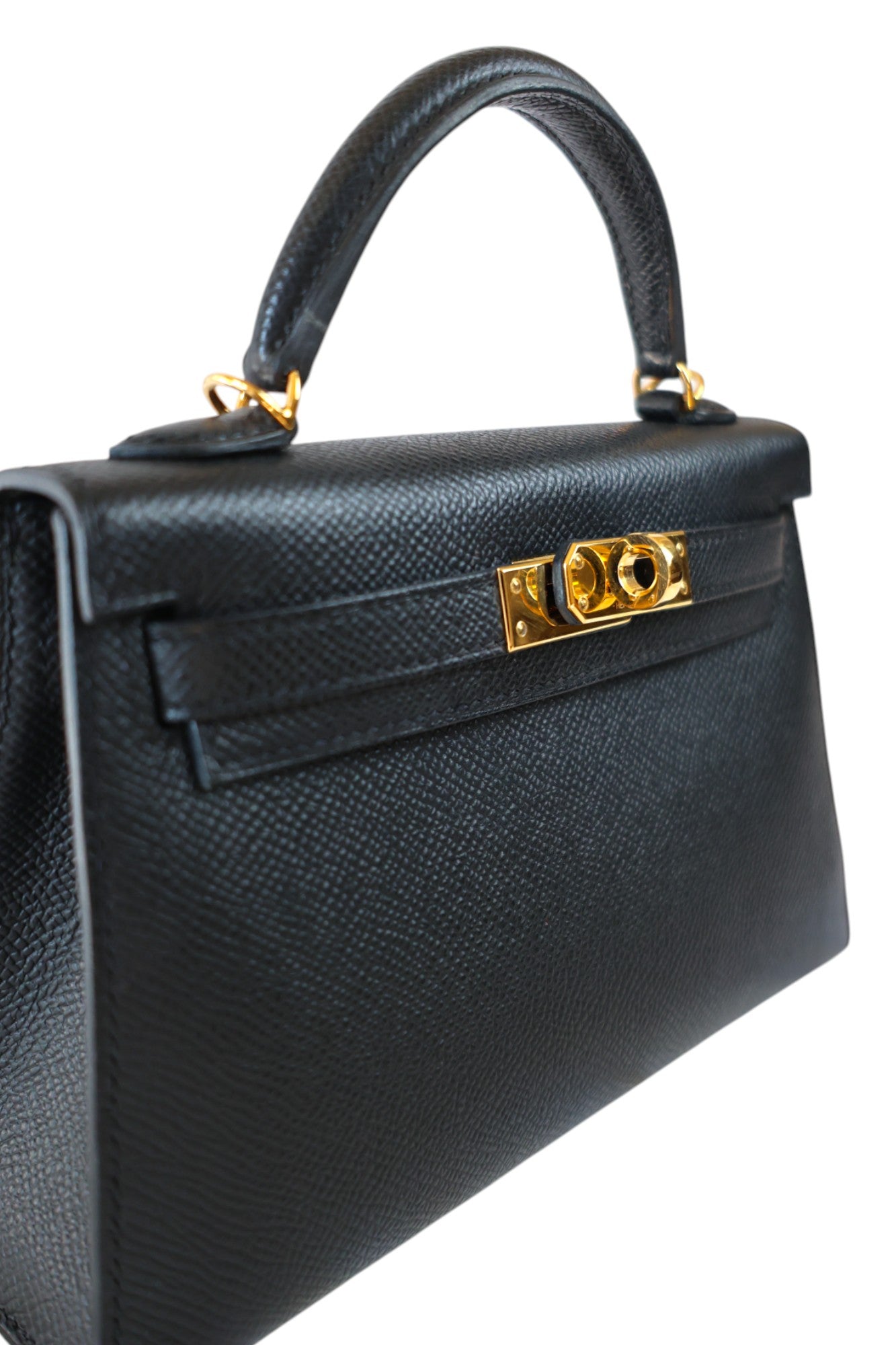 Noir Mini Kelly II 20 Gold Hardware, 2025 Stamp K