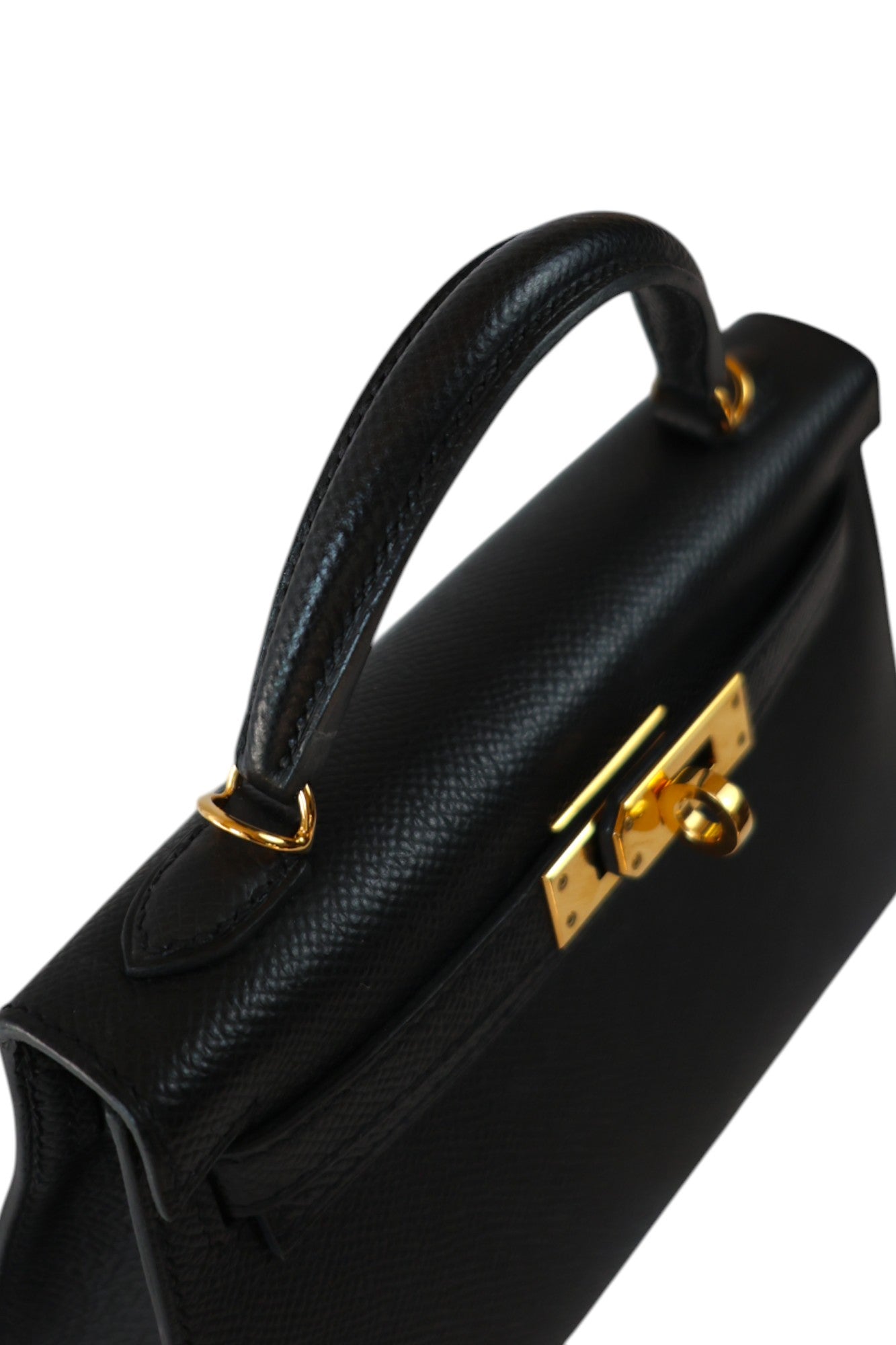 Noir Mini Kelly II 20 Gold Hardware, 2025 Stamp K