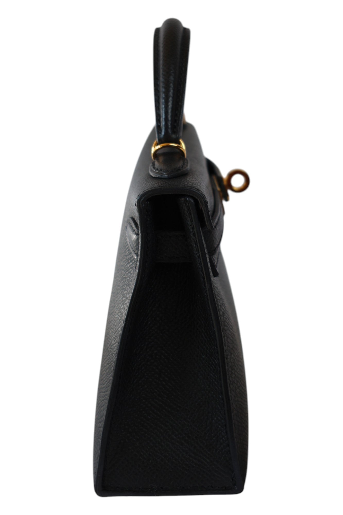 Noir Mini Kelly II 20 Gold Hardware, 2025 Stamp K