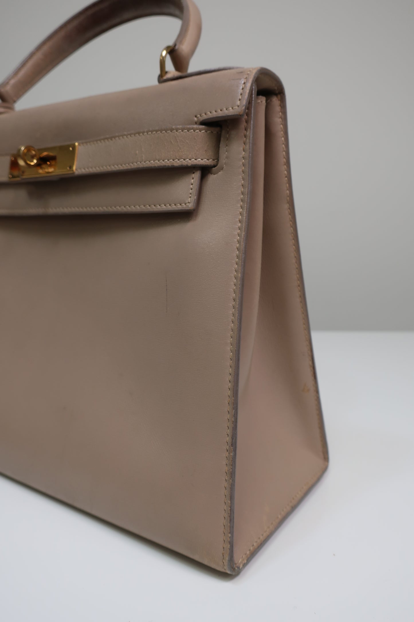 HERMES Vintage Kelly 28 Sellier